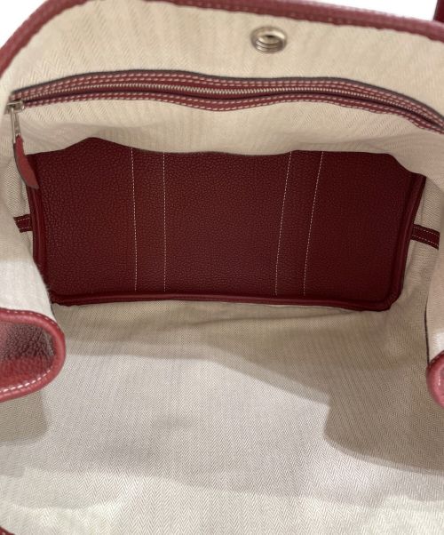 HERMES（エルメス）HERMES (エルメス) ガーデンパーティMM ボルドー サイズ:MMの古着・服飾アイテム