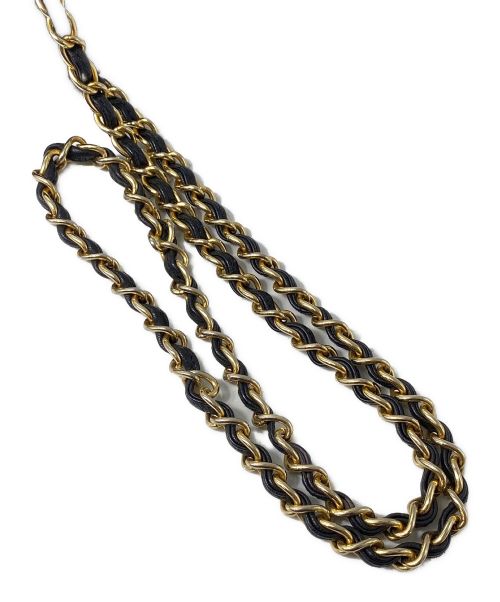 CHANEL（シャネル）CHANEL (シャネル) フリンジショルダーバッグ ブラックの古着・服飾アイテム