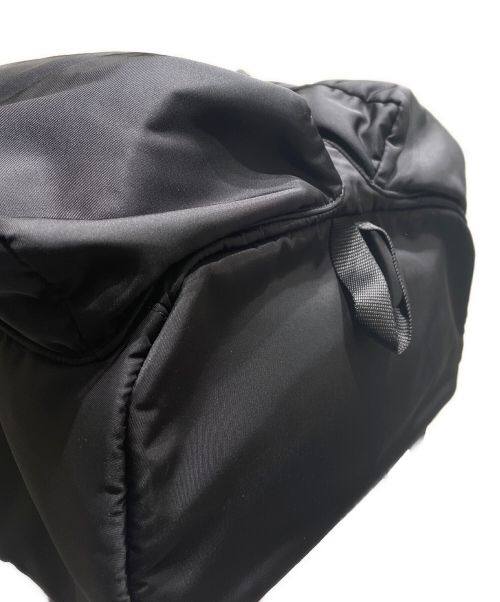 PRADA（プラダ）PRADA (プラダ) Re-Nylon xサフィアーノレザー バックパック ブラックの古着・服飾アイテム