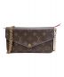 LOUIS VUITTON（ルイ ヴィトン）の古着「ポシェット・フェリシー」｜ブラウン