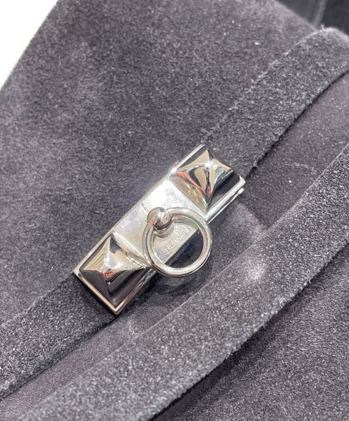 HERMES（エルメス）HERMES (エルメス) コリエドシアンスウェードロングブーツ ブラック サイズ:37 1/2の古着・服飾アイテム