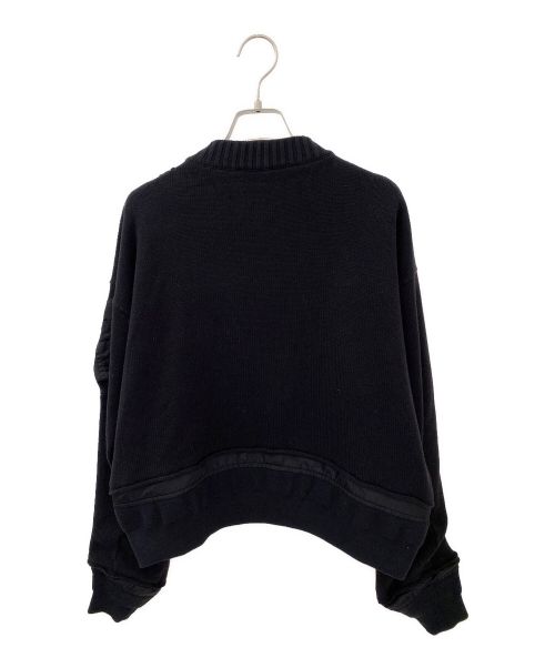 sacai（サカイ）sacai (サカイ) ビジュー装飾ブルゾン ブラック サイズ:1の古着・服飾アイテム