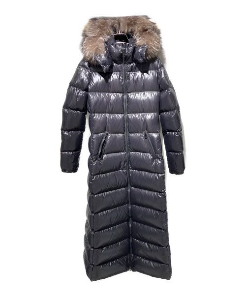 MONCLER（モンクレール）MONCLER (モンクレール) ロングダウンコート ブラック サイズ:1の古着・服飾アイテム