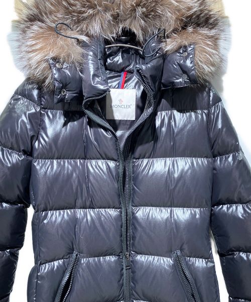 MONCLER（モンクレール）MONCLER (モンクレール) ロングダウンコート ブラック サイズ:1の古着・服飾アイテム