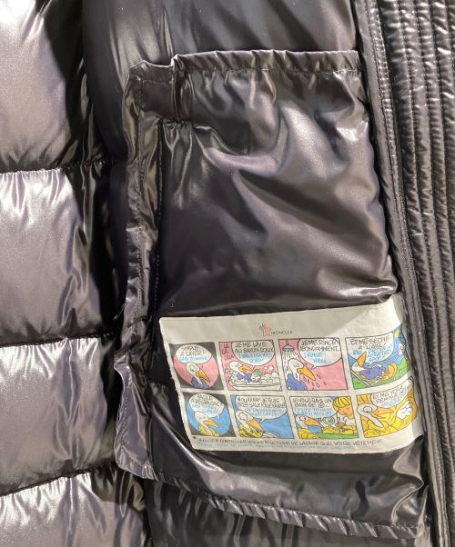 MONCLER（モンクレール）MONCLER (モンクレール) ロングダウンコート ブラック サイズ:1の古着・服飾アイテム