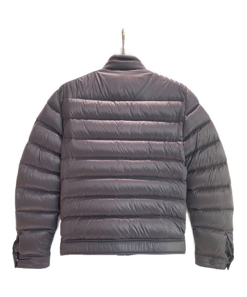 PRADA（プラダ）PRADA (プラダ) NYLON LUCIDバイカーダウンジャケット パープルグレー サイズ:44の古着・服飾アイテム