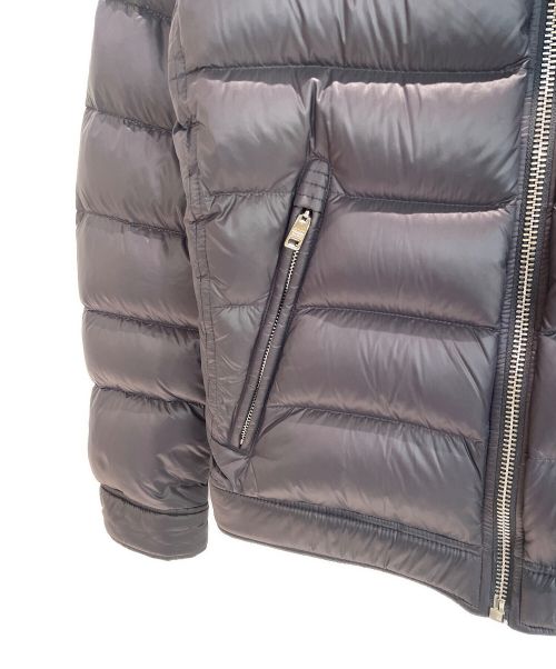 PRADA（プラダ）PRADA (プラダ) NYLON LUCIDバイカーダウンジャケット パープルグレー サイズ:44の古着・服飾アイテム