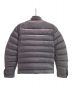 PRADA (プラダ) NYLON LUCIDバイカーダウンジャケット パープルグレー サイズ:44：89800円