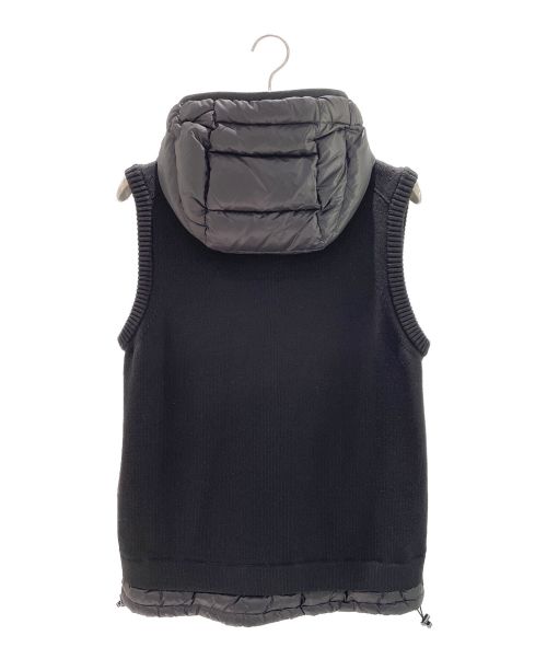 MONCLER（モンクレール）MONCLER (モンクレール) MAGLIA GILETニットベスト ブラック サイズ:Mの古着・服飾アイテム