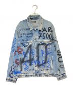 BALENCIAGAバレンシアガ）の古着「Graphic Denim Jacket」