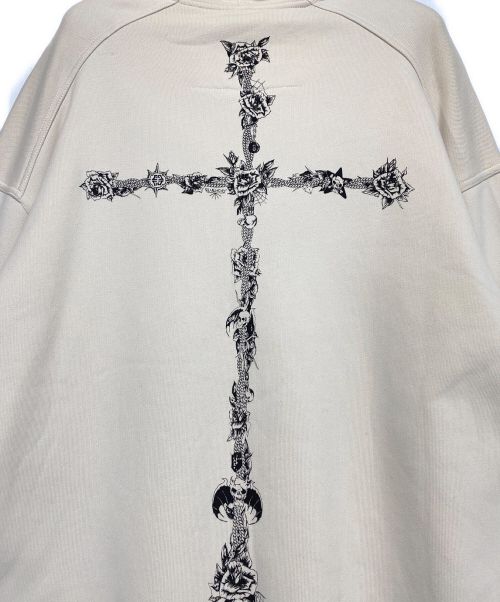 GIVENCHY（ジバンシィ）GIVENCHY (ジバンシィ) Oversized Printed Jersey Hell Hoodie アイボリー サイズ:XSの古着・服飾アイテム