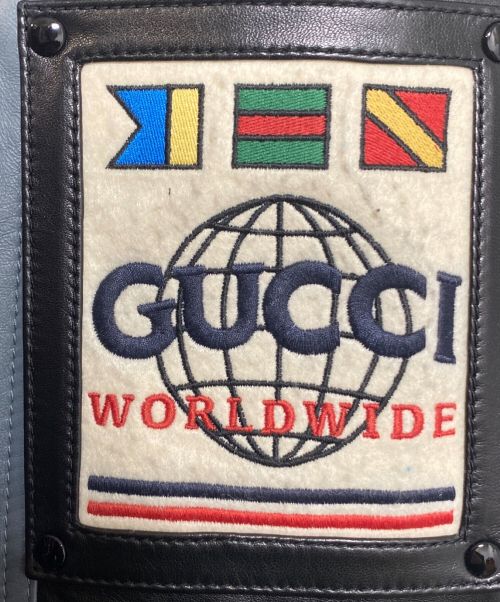 GUCCI（グッチ）GUCCI (グッチ) レザージャケット サイズ:SIZE 48の古着・服飾アイテム