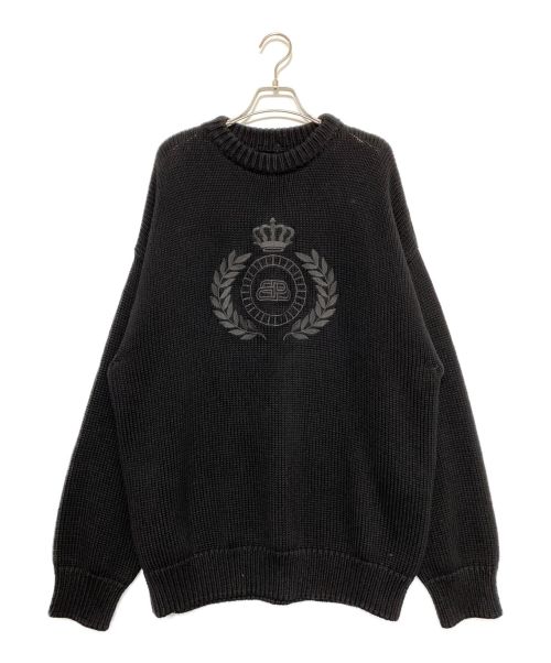 BALENCIAGA（バレンシアガ）BALENCIAGA (バレンシアガ) BB LAUREL Knit ブラック サイズ:XSの古着・服飾アイテム