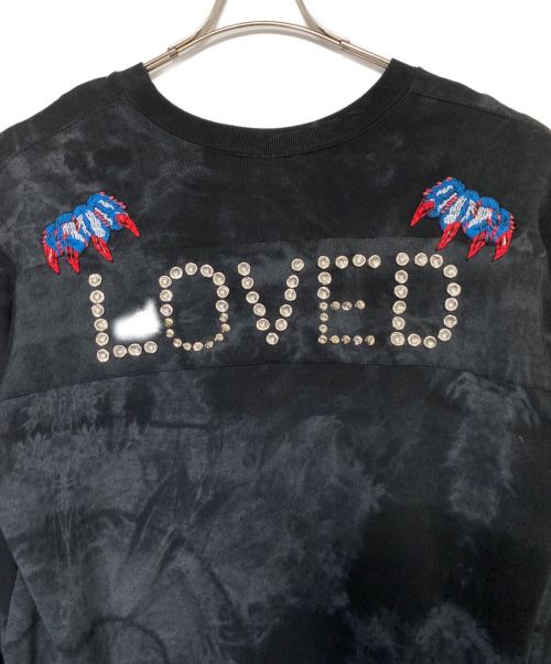 GUCCI（グッチ）GUCCI (グッチ) DSM SPECIAL PRINTED L/S OVER SWEATSHIRT ブラック サイズ:Lの古着・服飾アイテム