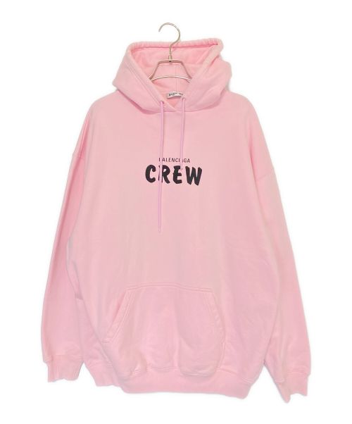 BALENCIAGA（バレンシアガ）BALENCIAGA (バレンシアガ) BALENCIAGA CREW パーカー ピンク サイズ:XSの古着・服飾アイテム