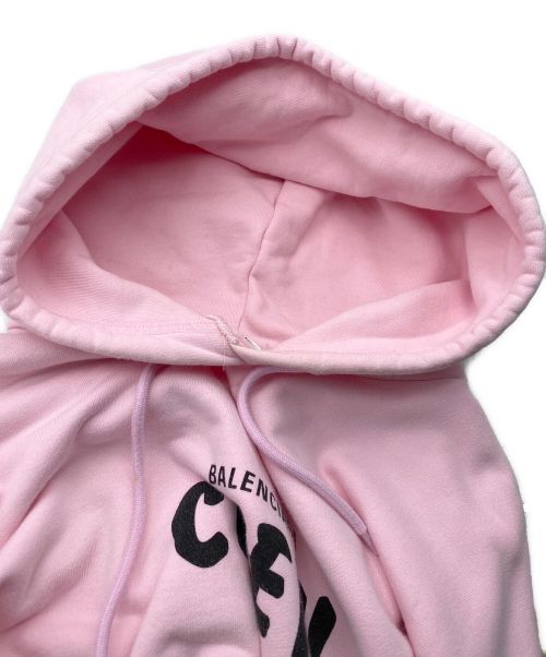 BALENCIAGA（バレンシアガ）BALENCIAGA (バレンシアガ) BALENCIAGA CREW パーカー ピンク サイズ:XSの古着・服飾アイテム