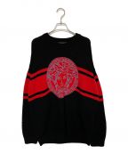 VERSACEヴェルサーチ）の古着「Medusa Intarsia Knit Sweater」