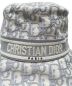 中古・古着 Christian Dior (クリスチャン ディオール) D-OBLIQUE ボブハット ライトグレー サイズ:57：89800円
