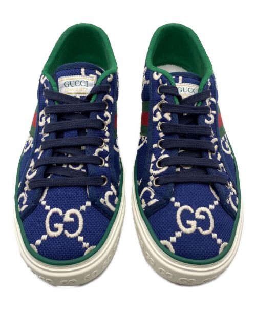 GUCCI（グッチ）GUCCI (グッチ) GUCCI TENNIS 1977 ネイビー サイズ:5+の古着・服飾アイテム