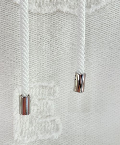 CHANEL（シャネル）CHANEL (シャネル) ココマークロゴプルオーバーパーカー ホワイト サイズ:XSの古着・服飾アイテム