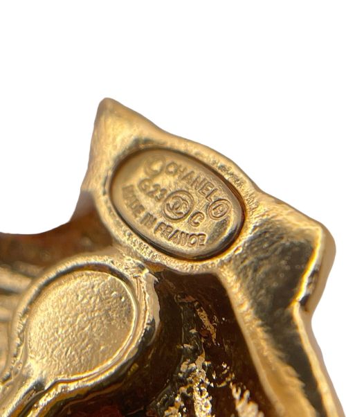 CHANEL（シャネル）CHANEL (シャネル) シェルモチーフ ラインストーンイヤリング サイズ:-の古着・服飾アイテム