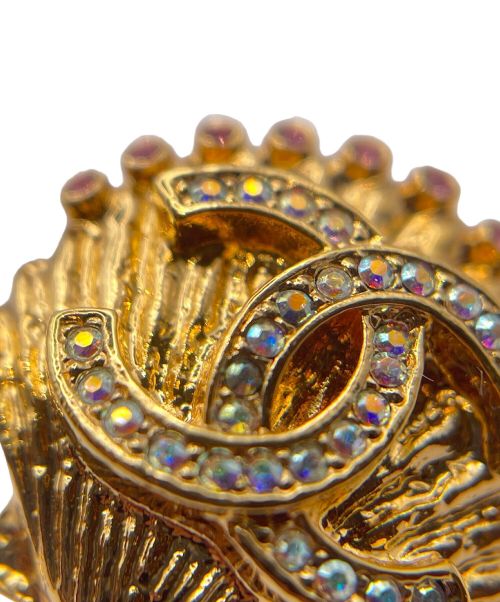 CHANEL（シャネル）CHANEL (シャネル) シェルモチーフ ラインストーンイヤリング サイズ:-の古着・服飾アイテム