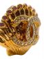 中古・古着 CHANEL (シャネル) シェルモチーフ ラインストーンイヤリング サイズ:-：60000円