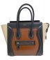 CELINE（セリーヌ）の古着「ラゲージマイクロショッパーバッグ」｜ブラウン×ブラック