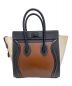 CELINE (セリーヌ) ラゲージマイクロショッパーバッグ ブラウン×ブラック サイズ:マイクロ：148000円
