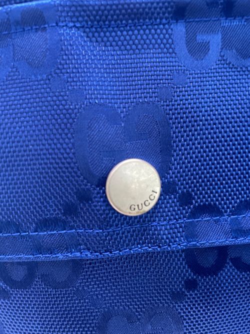 GUCCI（グッチ）GUCCI (グッチ) Off The Grid フーデッドジャケット ブルー サイズ:46の古着・服飾アイテム
