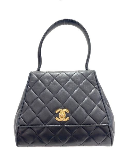 CHANEL（シャネル）CHANEL (シャネル) マトラッセトップハンドルバッグ ブラックの古着・服飾アイテム