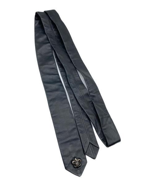 CHROME HEARTS（クロムハーツ）CHROME HEARTS (クロムハーツ) BSフレアチャーム ネクタイ ブラック サイズ:-の古着・服飾アイテム