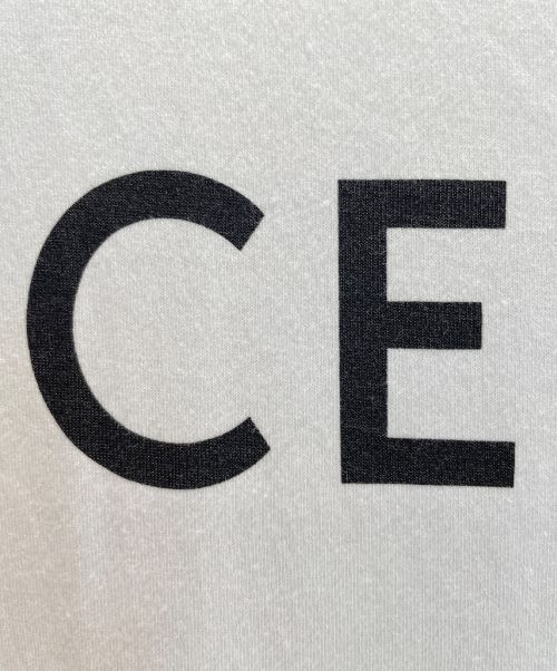 CELINE（セリーヌ）CELINE (セリーヌ) ロゴルーズTシャツ ホワイト サイズ:Mの古着・服飾アイテム