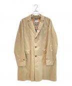 BURBERRYバーバリー）の古着「ノバチェックチェスターコート」｜ベージュ