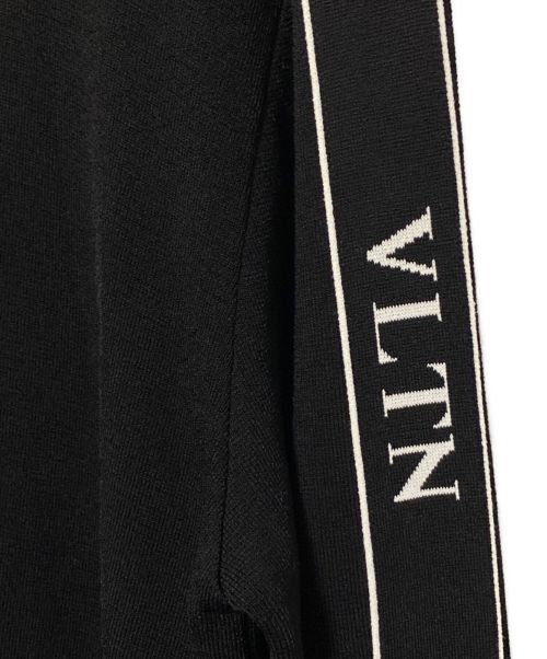 VALENTINO（ヴァレンティノ）VALENTINO (ヴァレンティノ) VLTN サイドライン トラックジャケット ブラック サイズ:Mの古着・服飾アイテム