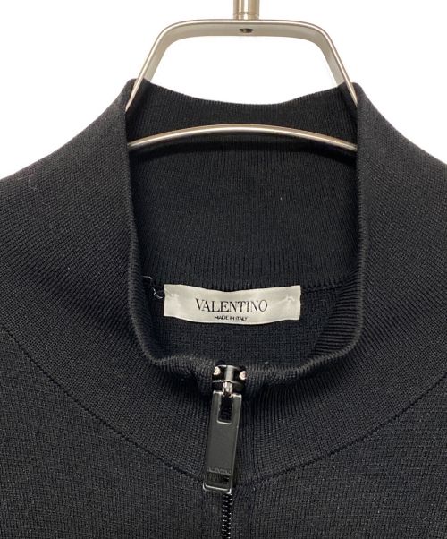 VALENTINO（ヴァレンティノ）VALENTINO (ヴァレンティノ) VLTN サイドライン トラックジャケット ブラック サイズ:Mの古着・服飾アイテム