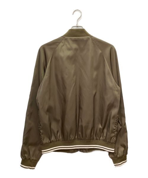 PRADA（プラダ）PRADA (プラダ) トライアングルプレートナイロンブルゾン オリーブ サイズ:50の古着・服飾アイテム