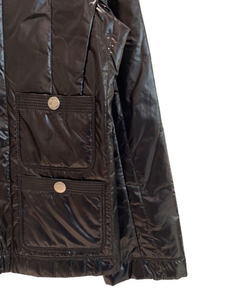 CHANEL（シャネル）CHANEL (シャネル) ノーカラーナイロンジャケット ブラック サイズ:36の古着・服飾アイテム