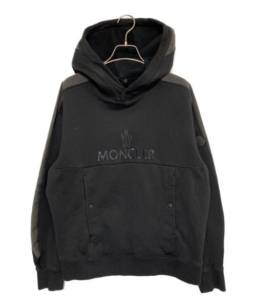 MONCLER（モンクレール）MONCLER (モンクレール) FELPA CON CAPPUCCIO ブラック サイズ:Lの古着・服飾アイテム