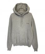 BALENCIAGAバレンシアガ）の古着「ロゴプリントプルオーバーパーカー」｜グレー