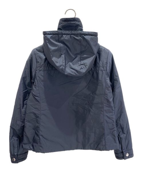 PRADA（プラダ）PRADA (プラダ) トライアングルナイロンパーカー ネイビー サイズ:38の古着・服飾アイテム