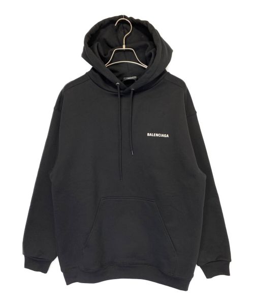 BALENCIAGA（バレンシアガ）BALENCIAGA (バレンシアガ) Medium Fit Hoodie ブラック サイズ:XSの古着・服飾アイテム