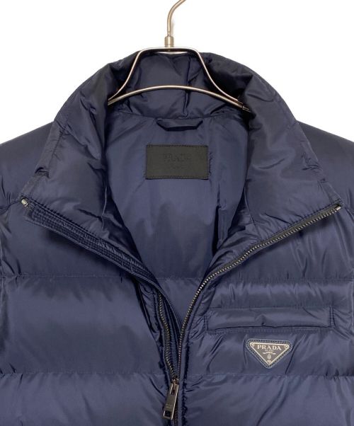 PRADA（プラダ）PRADA (プラダ) ダウンベスト ネイビー サイズ:48の古着・服飾アイテム
