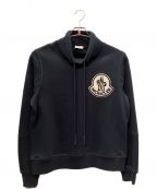 MONCLERモンクレール）の古着「ロゴハイネックスウェット」｜ブラック