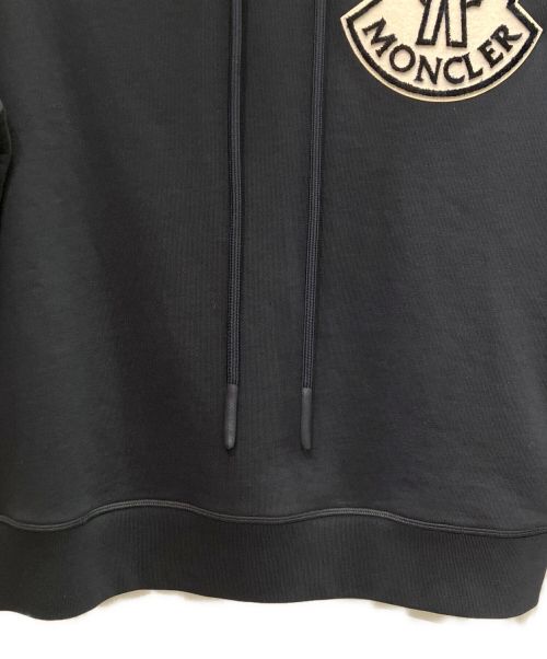 MONCLER（モンクレール）MONCLER (モンクレール) ロゴハイネックスウェット ブラック サイズ:Mの古着・服飾アイテム