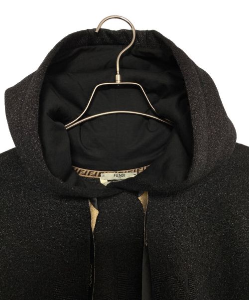 FENDI（フェンディ）FENDI (フェンディ) パーカー ブラック サイズ:Sの古着・服飾アイテム