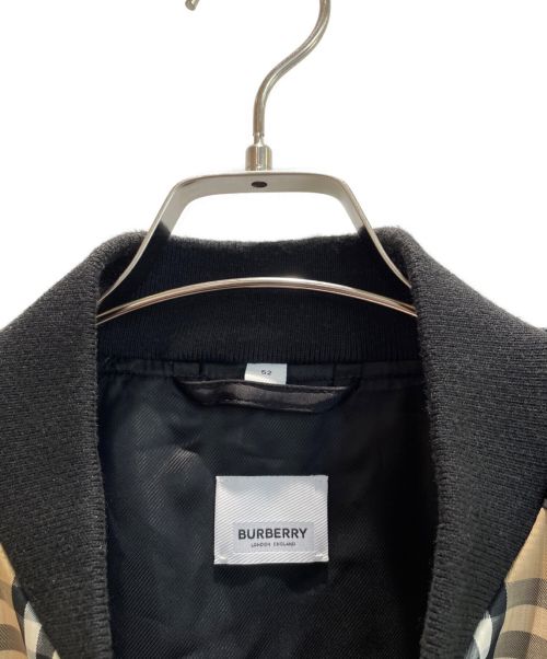 BURBERRY（バーバリー）BURBERRY (バーバリー) ノバチェック切替ジップブルゾン ベージュ サイズ:52の古着・服飾アイテム