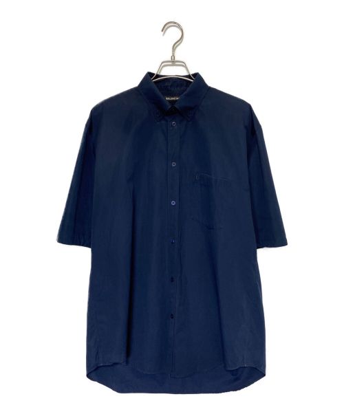 BALENCIAGA（バレンシアガ）BALENCIAGA (バレンシアガ) Symbolic Logo Shirt ネイビー サイズ:38の古着・服飾アイテム
