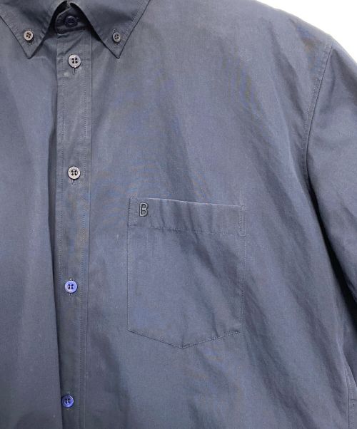 BALENCIAGA（バレンシアガ）BALENCIAGA (バレンシアガ) Symbolic Logo Shirt ネイビー サイズ:38の古着・服飾アイテム