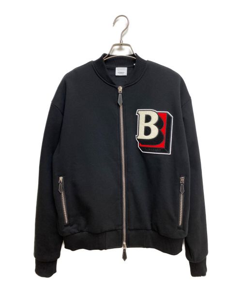 BURBERRY（バーバリー）BURBERRY (バーバリー) Logo Patch Bomber jacket ブラック サイズ:Mの古着・服飾アイテム